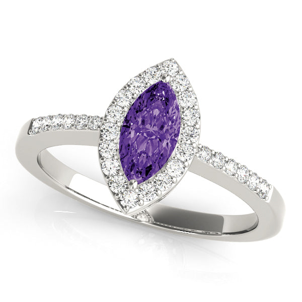 Halo Marquise Engagement Ring (83532)