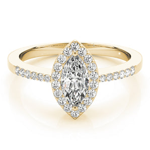 Halo Marquise Engagement Ring (83532)