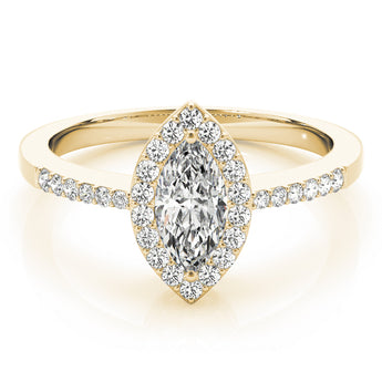 Halo Marquise Engagement Ring (83532)