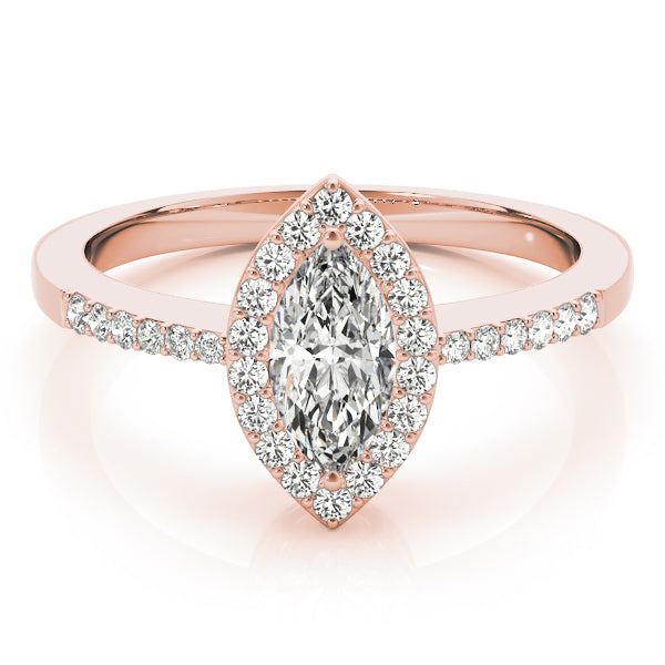 Halo Marquise Engagement Ring (83532)