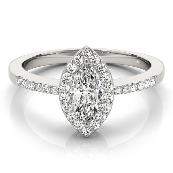 Halo Marquise Engagement Ring (83532)