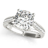 Cushion Color Rings Princess Engagement Ring