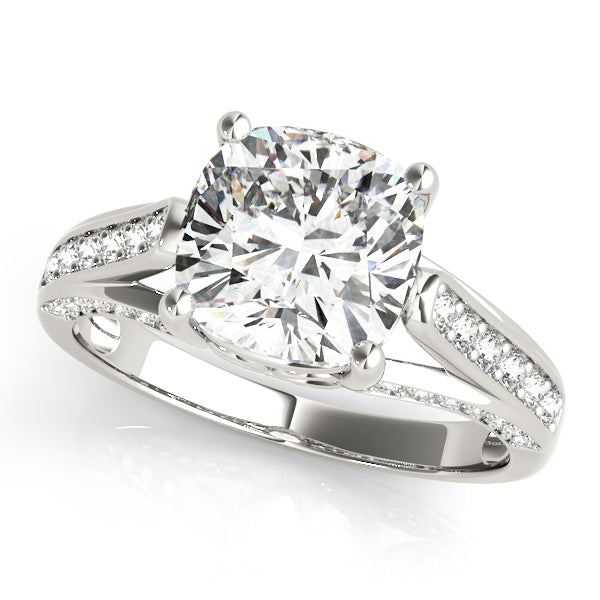 Cushion Color Rings Princess Engagement Ring