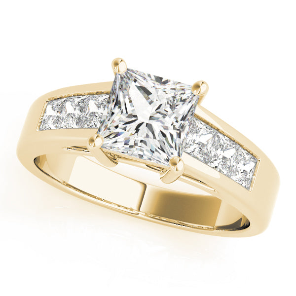 Fancy Shape Princess Remounts Engagement Ring (83606)