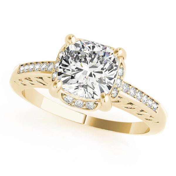 Single Row Prong Set Engagement Ring (83611)