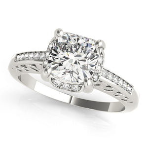 Single Row Prong Set Engagement Ring (83611)