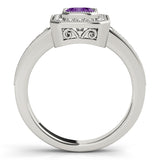 Halo Emerald Engagement Ring (83650)