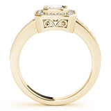 Halo Emerald Engagement Ring (83650)