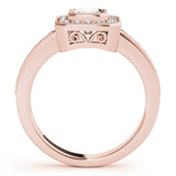 Halo Emerald Engagement Ring (83650)