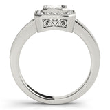 Halo Emerald Engagement Ring (83650)