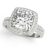 Cushion Color Rings Princess Engagement Ring