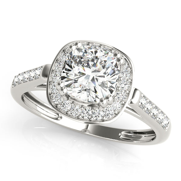Cushion Color Rings Princess Engagement Ring