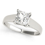 Square Trellis Engagement Ring