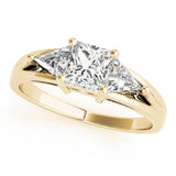 3 Stone Princess Engagement Ring (83770)