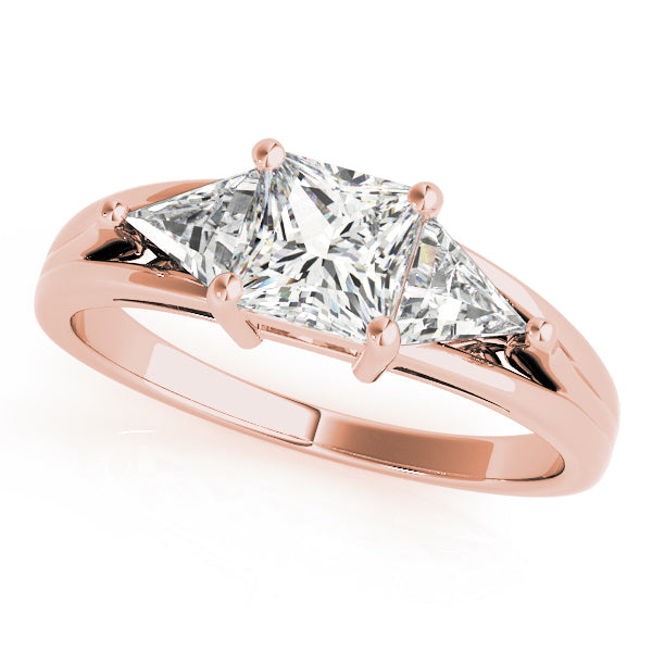 3 Stone Princess Engagement Ring (83770)