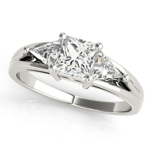 3 Stone Princess Engagement Ring (83770)