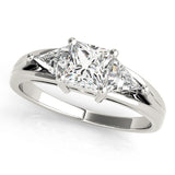 3 Stone Princess Engagement Ring (83770)