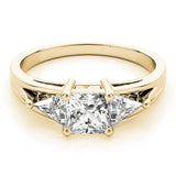 3 Stone Princess Engagement Ring (83770)