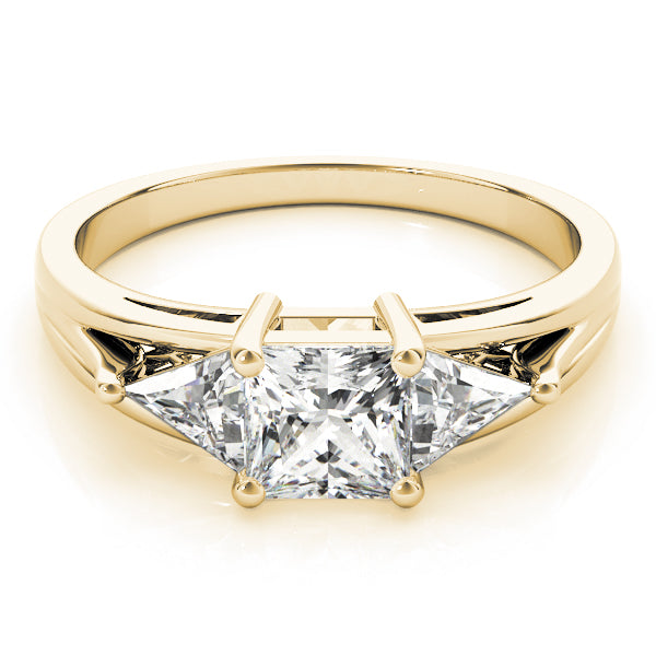 3 Stone Princess Engagement Ring (83770)