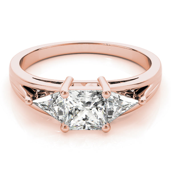 3 Stone Princess Engagement Ring (83770)