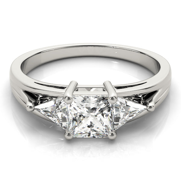 3 Stone Princess Engagement Ring (83770)