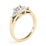 3 Stone Princess Engagement Ring (83770)