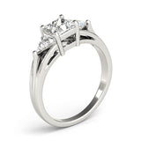 3 Stone Princess Engagement Ring (83770)