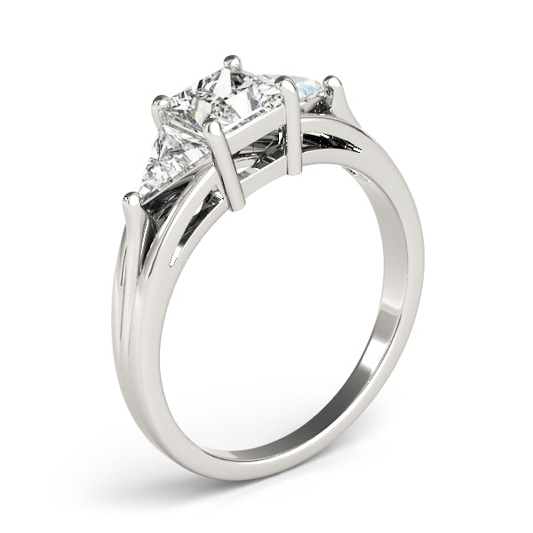 3 Stone Princess Engagement Ring (83770)