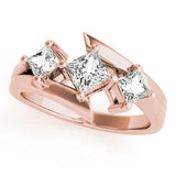 3 Stone Princess Engagement Ring (83817)