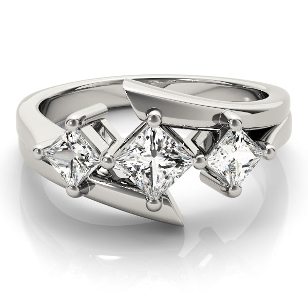 3 Stone Princess Engagement Ring (83817)