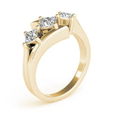 3 Stone Princess Engagement Ring (83817)