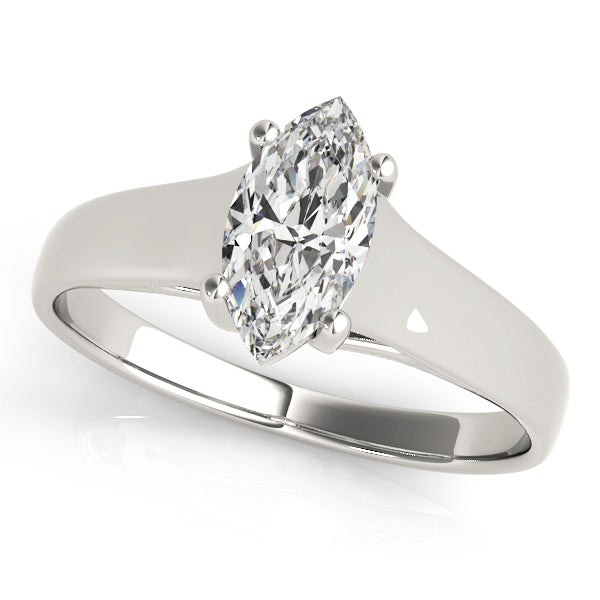 Marquise Solitaires Any Shape Engagement Ring (83957)
