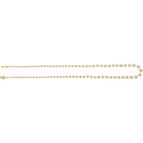 6 3/4 ct tw Line Lab Grown Diamond Necklace in 14K White Gold (18... - view 3