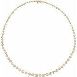 6 3/4 ctw The Quade — Diamond Necklace — Yellow Gold