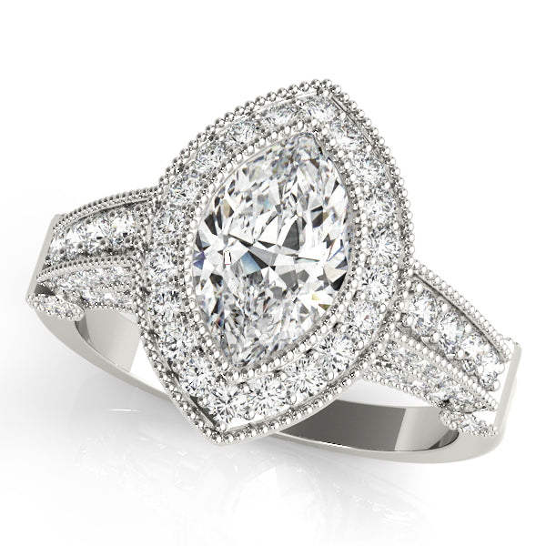 Marquise Color Rings Engagement Ring (84009)