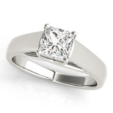 Square Trellis Engagement Ring