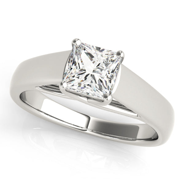 Square Trellis Engagement Ring