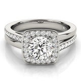 9.5mm Cushion Engagement Ring (84335-9.5)