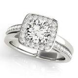 9.5mm Cushion Engagement Ring (84335-9.5)