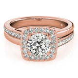 9.5mm Cushion Engagement Ring (84335-9.5)