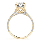 Single-Row Prong-Set Engagement Ring - alt view