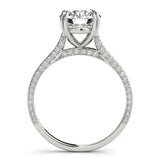 Single-Row Prong-Set Engagement Ring - alt view