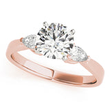 3 Stone Pear Engagement Ring (84360)