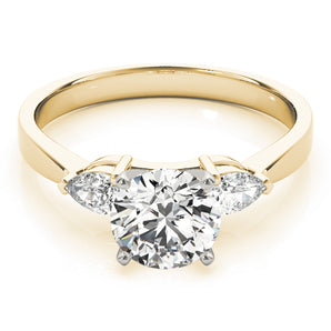 3 Stone Pear Engagement Ring (84360)
