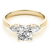 3 Stone Pear Engagement Ring (84360)