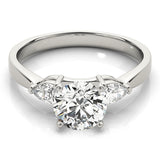 3 Stone Pear Engagement Ring (84360)