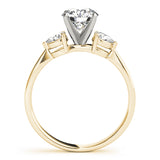 3 Stone Pear Engagement Ring (84360)