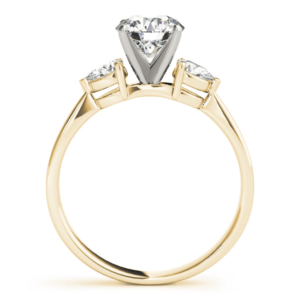 3 Stone Pear Engagement Ring (84360)