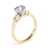 3 Stone Pear Engagement Ring (84360)