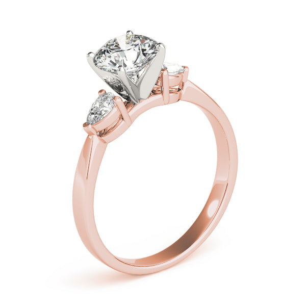 3 Stone Pear Engagement Ring (84360)
